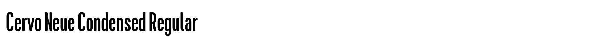 Cervo Neue Condensed Regular image